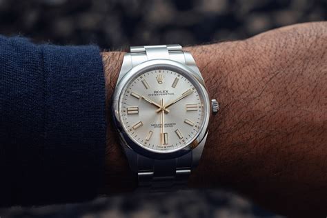 rolex oyster perpetual silver 41|Rolex Oyster Perpetual acero 41mm.